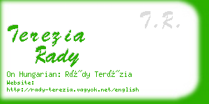 terezia rady business card